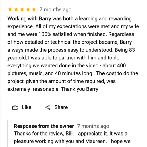 Google review